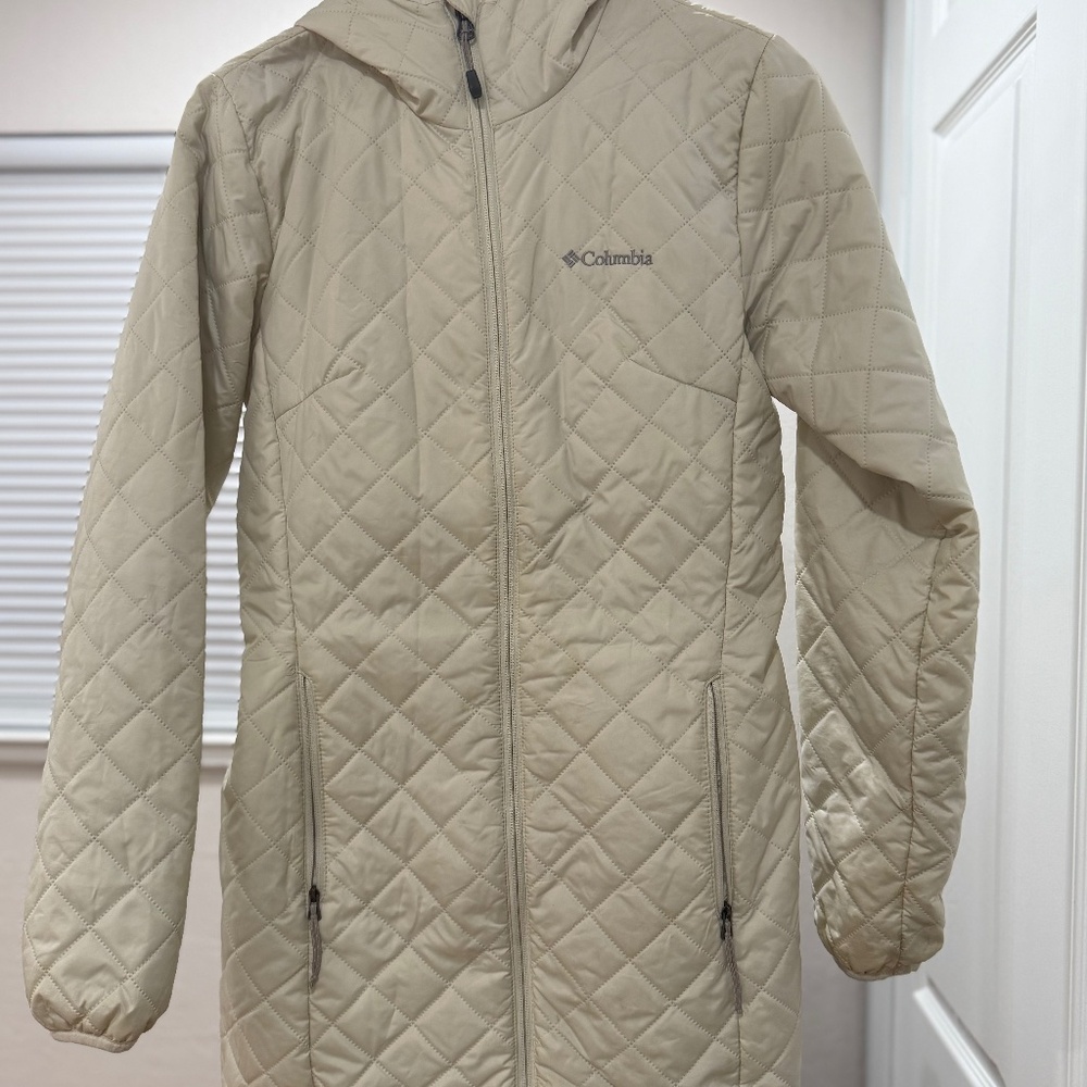 Columbia OmniHeat Quilted Hooded Coat XS